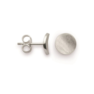 Silber Ohrstecker bastian simply round