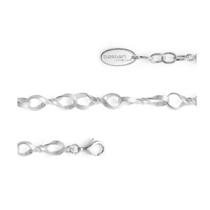 bastian Silber Armband Twisted Romance