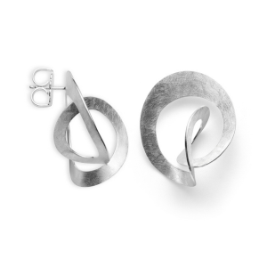 bastian ohrstecker silber skulptural