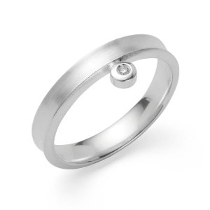 bastian Silber Ring Brilliant Drop