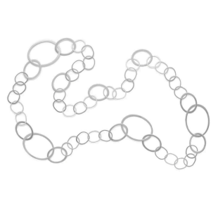 bastian Halskette lang Opulent Statement Silber