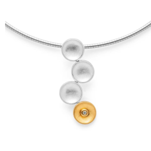 bastian inverun Anhänger Sunshine Silber Diamant