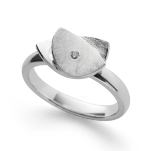 bastian inverun Silber Ring Josephine Diamant